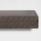 Large Black Rustic Embossed Wood Floating Wall Shelf